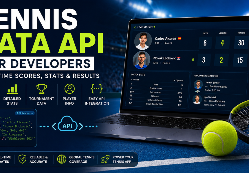 Tennis Data Api For Developers: Real-Time Scores, Stats & Results
